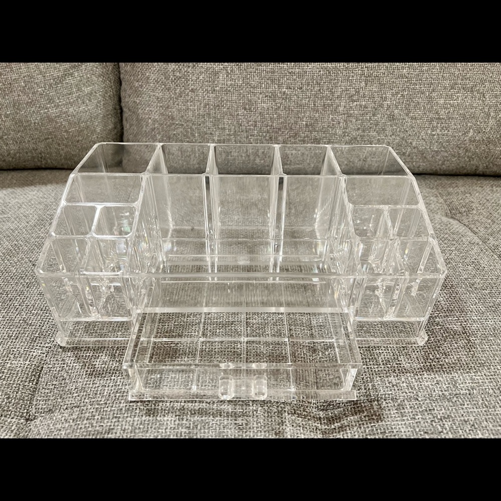 Acrylic clear makeup Organizer Box